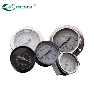Manomètre de pression d'air en acier inoxydable durable et précis pour FRL